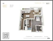 One Bedroom with a Flex Den, One Bath