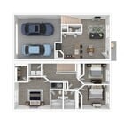 3x2.5 Layout (2 Story)