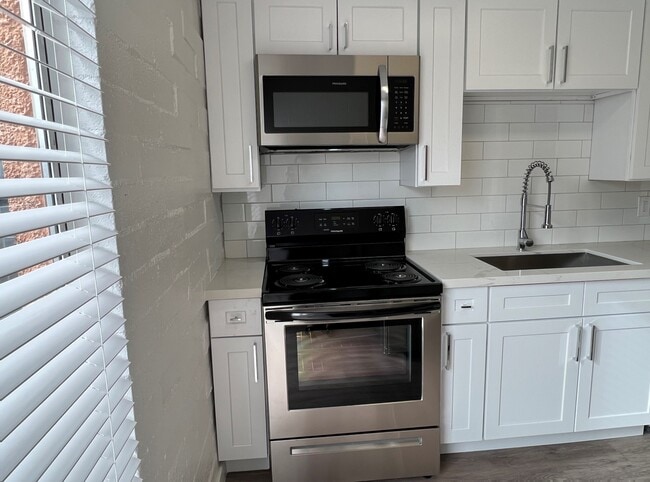 Remodeled kitchen view - Palisade Flats- Stunning Renovations
