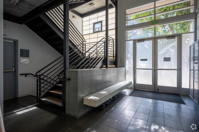 Lobby entrance.