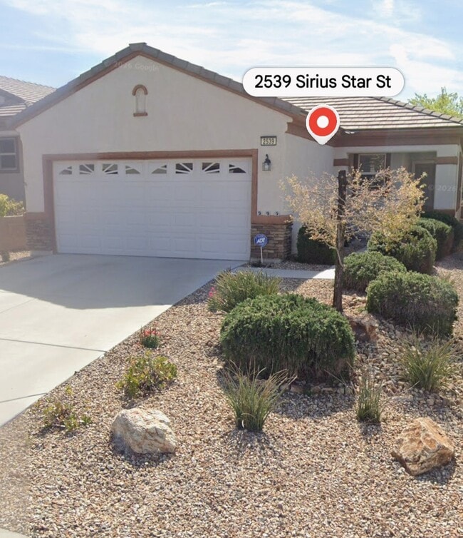 Front view of the house - 2539 Sirius Star St