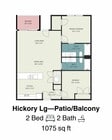 Hickory Lg w PatioBalcony