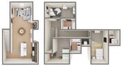 E2: 3 Bed 3 Bath