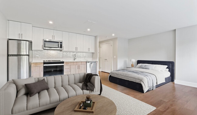 Spacious studio homes on the Parkway, where art, culture, and convenience unite