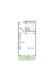 TRS2 - Studio, 1 Bath - Apt B