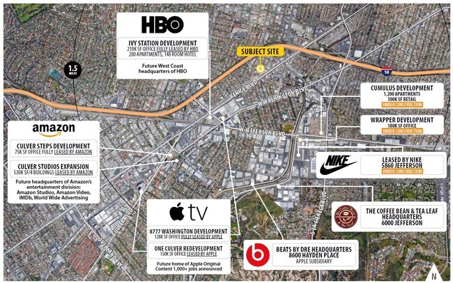 Mapa aéreo - Olin Five