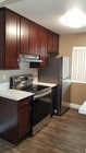 Remodeled kitchen in certain units. Call for availability