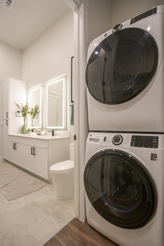 In-closet Laundry