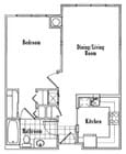 PHASE I-1 BEDROOM, 1 BATH