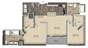 B3 floor plan Views at Harbortown