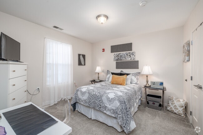 1BR, 1BA - 625SF - Bedroom - New Hartford Square Senior Apartments