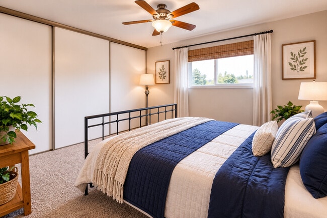 A Standard Bedroom at Greentree Village Apartments - Greentree Village Apartments