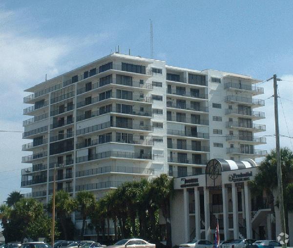 View from the southwest - Villager Condominium