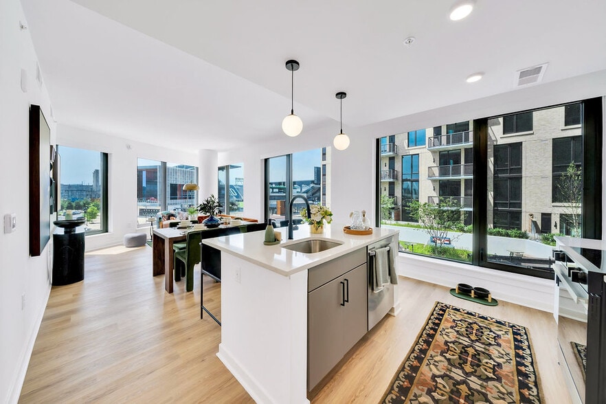 Spacious layouts with open-concept and large windows to bring in natural light.