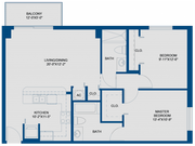 Unit D | 2 bedroom, 2 bath