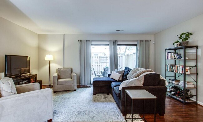 Living Room with Door to Patio