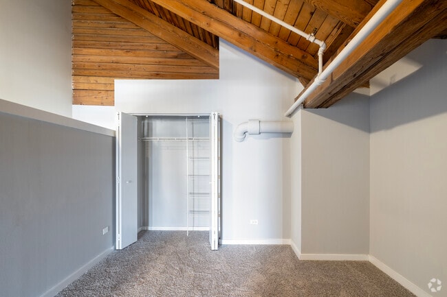2BR,2BA - 1080SF Lofted Bedroom