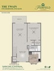 Twain: One Bedroom/One Bath Second Floor