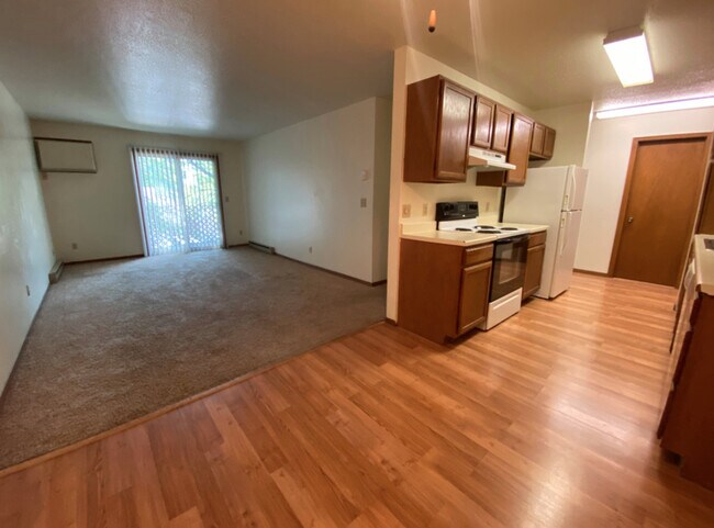 Living room & Kitchen - Page Meadows Apartment
