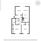 2BR/2BA 996 sqft