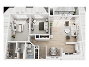 Corner 2BR/2BA