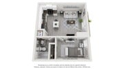 A 3D floor plan rendering of The AvondaleInlet.
