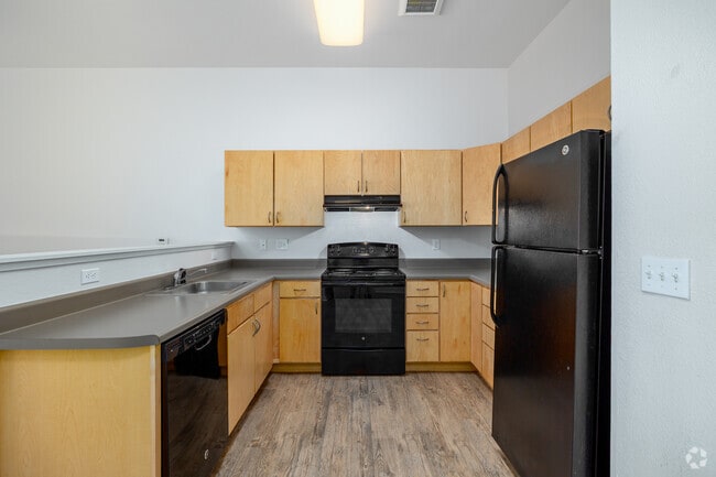 1 dormitorio, 1 baño - 640 pies cuadrados - Cocina