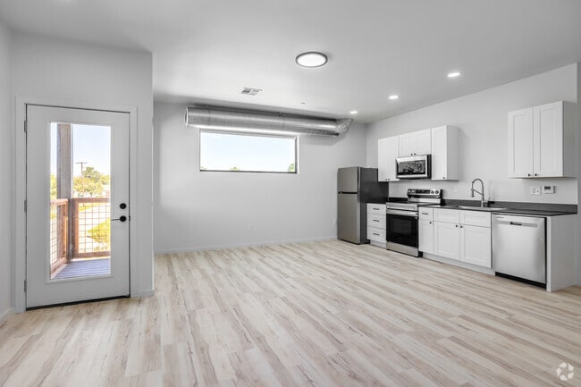 2BR, 1BA - 940SF - Living Room - Blackwelder Apartments