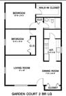 2BR/1BA