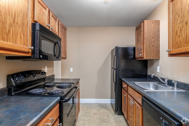 3BR, 1BA - 1,250SF - Kitchen