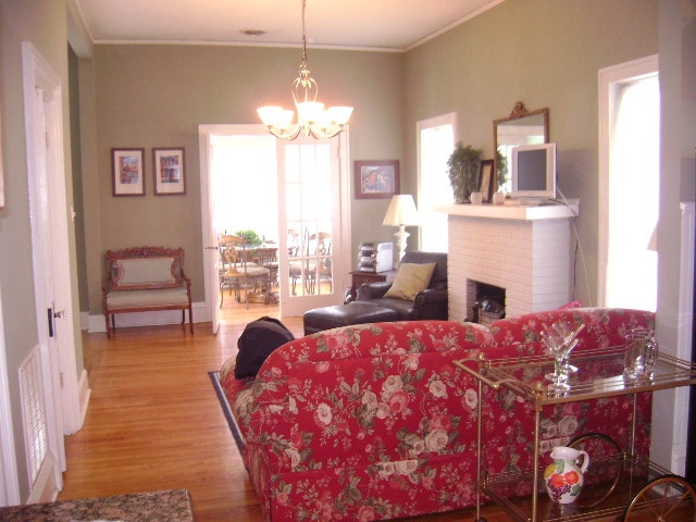 Living room - 705 W Healey St Apartments Unit #1