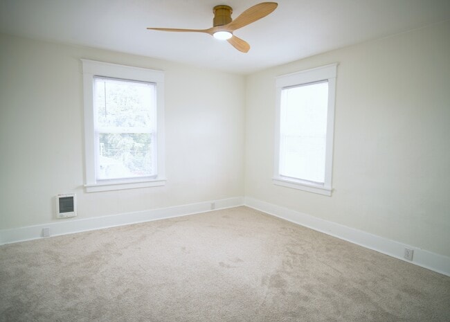 Bedroom with lots of natural light