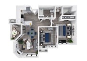The Thames - 2 Bedroom 2 Bath