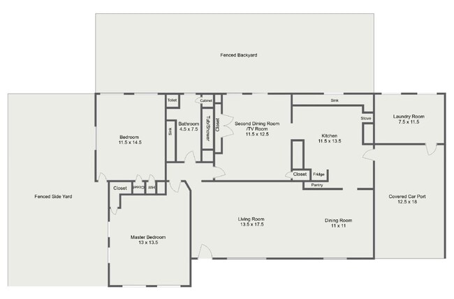 Building Photo - Denton Charmer with Big Yard, Carport & Flexible Living Space