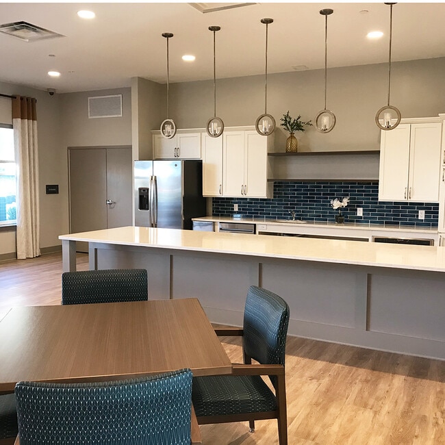 Resident space with full community kitchen