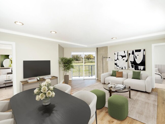 Amplios diseños: estudios, apartamentos de 1, 2 y 3 habitaciones con salas de estar y comedores separados.