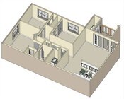 3BR/2BA