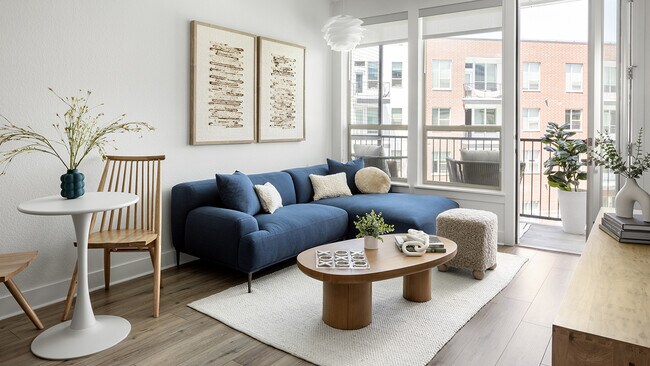 Platinum model living room.
