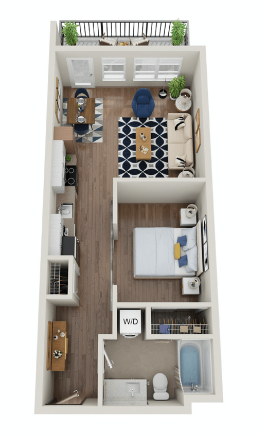 Floor Plan - The Morgan PDX D
