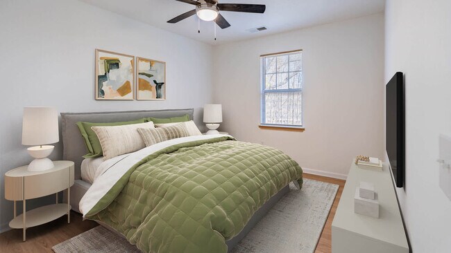 Bedroom with Hard Surface Flooring