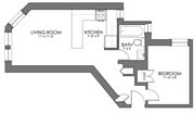 Burbank 1 Bedroom E 4806