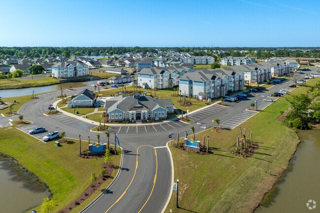 Aerial entry view. - Sunscapes