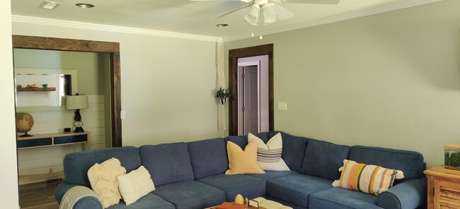 Back of living room