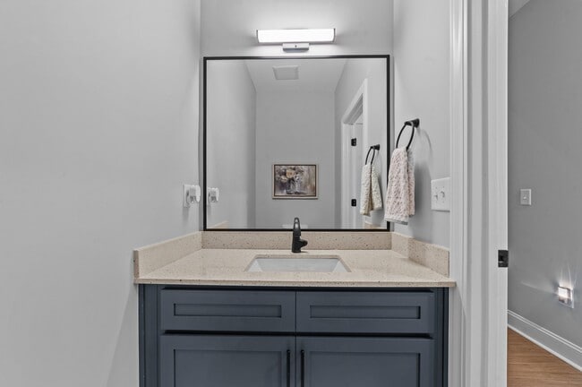 First Floor Powder Room - 3 Bedroom Townhome