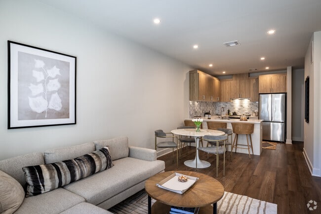 1BR, 1BA +Den - 815SF - Living Area - Berkeley House