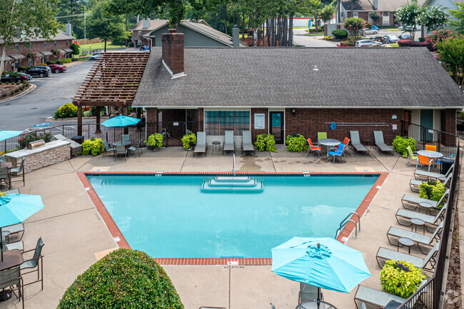 Main Pool near Office - Westside Creek Apartments