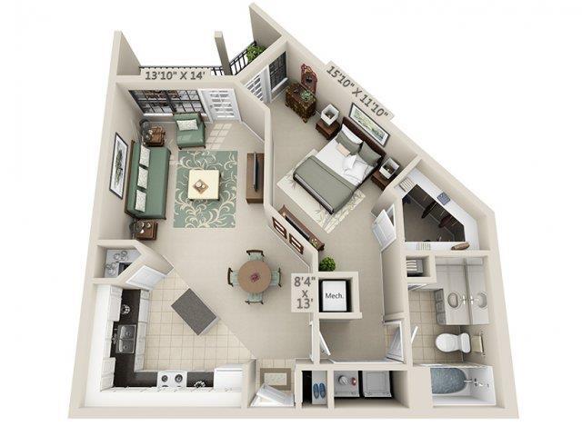 Floor Plan - Esplanade - A2