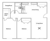 2BR/1BA