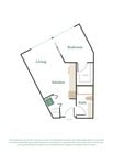 1 Bed, 1 Bath - Apt J