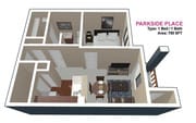 1 BED / 1 BATH